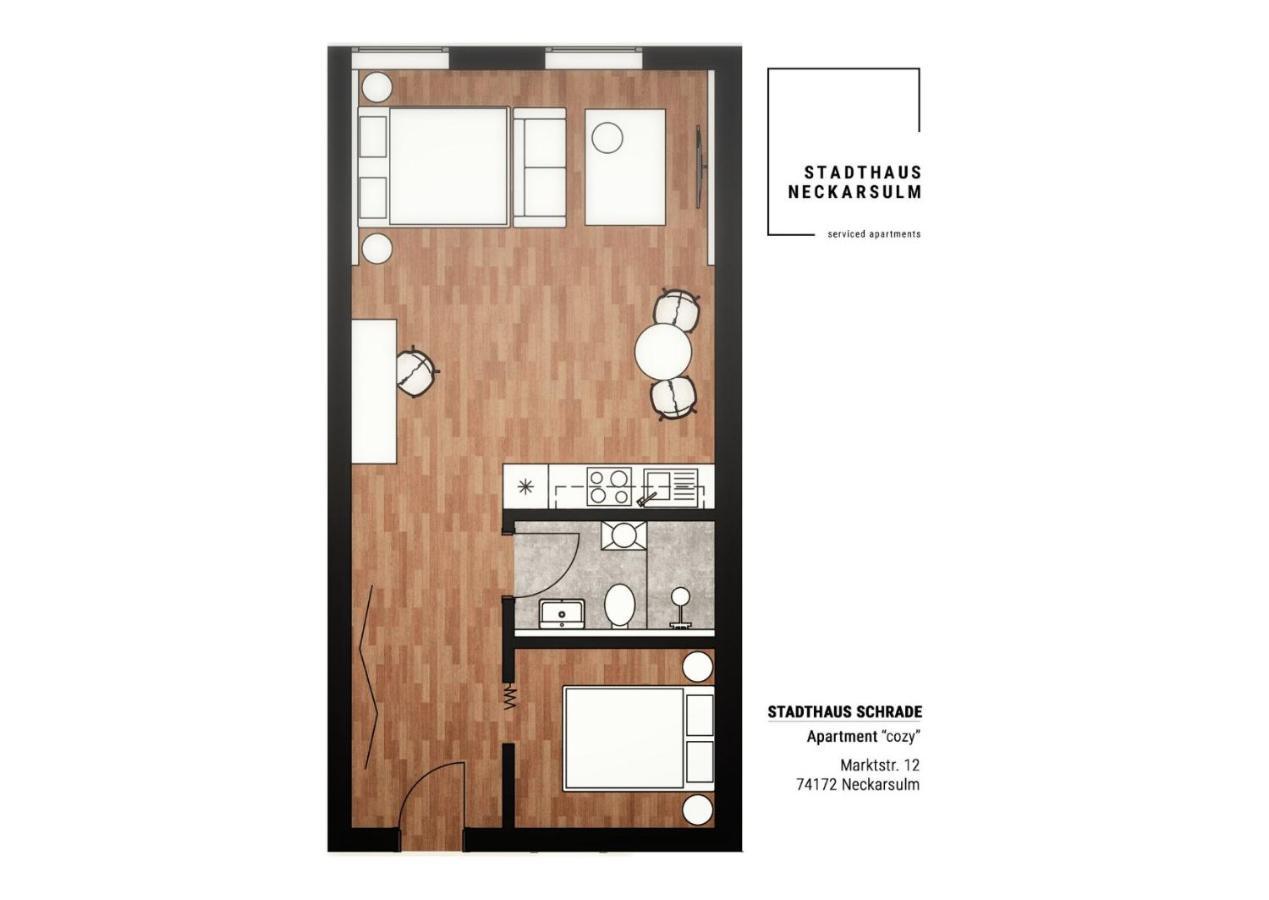 Stadthaus Neckarsulm Serviced Apartments - Stadthaus Schrade Ngoại thất bức ảnh